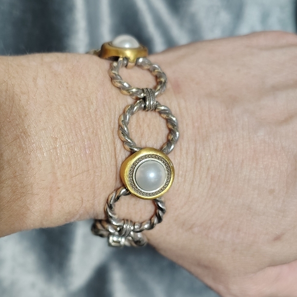 Brighton Jewelry - Brighton "Meridian" Golden Pearl Bracelet